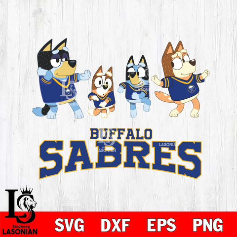 Buffalo Sabres Bluey Dance Mode Squats Svg Eps Dxf Png File, Digital Download, Instant Download