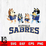 Buffalo Sabres Bluey Dance Squats Svg Eps Dxf Png File, Digital Download, Instant Download