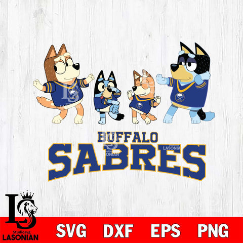 Buffalo Sabres Bluey Dance Squats Svg Eps Dxf Png File, Digital Download, Instant Download