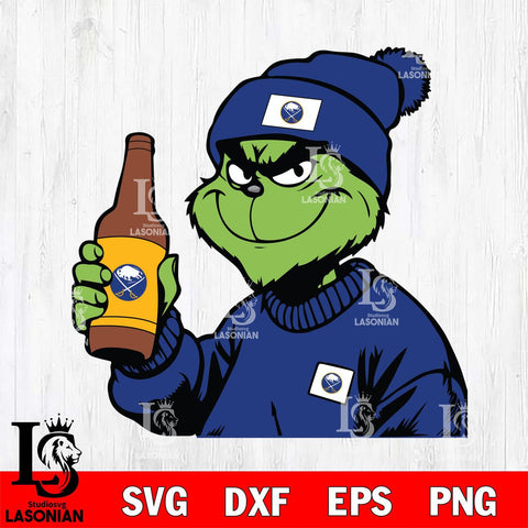 Buffalo Sabres Boujee Grinch 5 Svg Eps Dxf Png File, Digital Download, Instant Download