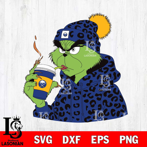 Buffalo Sabres Boujee Grinch 8 Svg Eps Dxf Png File, Digital Download, Instant Download