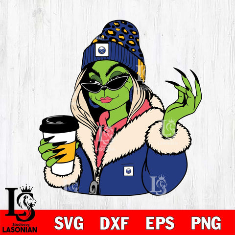 Buffalo Sabres Boujee Grinch 9 Svg Eps Dxf Png File, Digital Download, Instant Download