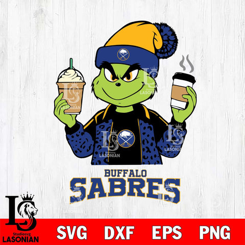 Buffalo Sabres Grinch 2 coffee Svg Eps Dxf Png File, Digital Download, Instant Download
