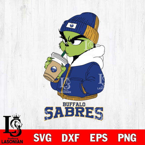 Buffalo Sabres Grinch Bougie Christmas Cut Files, Cricut,Christmas Svg Dxf Eps Png file , Digital Download