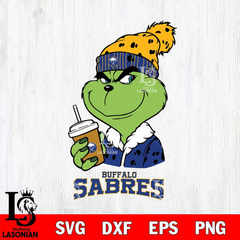 Buffalo Sabres Grinch hat Svg Eps Dxf Png File, Digital Download, Instant Download