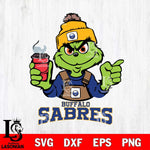 Buffalo Sabres Grinch with coffee Svg Eps Dxf Png File, Digital Download, Instant Download