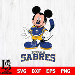 Buffalo Sabres Mickey NHL Hockey SVG DXF EPS PNG FILE,NHL File Cut,Disney Digital Download,Instant Download, Silhouette