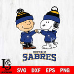 Buffalo Sabres Snoopy and Charlie Brown Hockey Sport Svg Eps Dxf Png File, Digital Download , Instant Download, Svg Files