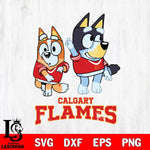 Calgary Flames Bluey Chilli Mode Dance Svg Eps Dxf Png File, Digital Download, Instant Download