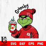 Calgary Flames Boujee Grinch 10 Svg Eps Dxf Png File, Digital Download, Instant Download