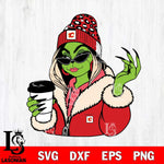 Calgary Flames Boujee Grinch 9 Svg Eps Dxf Png File, Digital Download, Instant Download