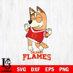 Calgary Flames Chilli Dance Sport Svg Eps Dxf Png File, Digital Download, Instant Download