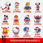 Calgary Flames Disney Hockey NHL Bundle 12 SVG DXF EPS PNG FILE,NHL Bundle File Cut,Disney Digital Download,Instant Download, Silhouette