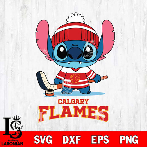 Calgary Flames Stitch Sport NHL Hockey SVG DXF EPS PNG FILE,NHL File Cut,Disney Digital Download,Instant Download, Silhouette