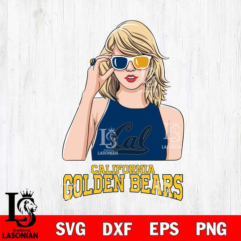 California Golden Bears And Taylor Swift Fan Svg Eps Dxf Png File, Digital Download, Instant Download