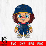 California Golden Bears Chucky Football Horror Halloween Svg Eps Dxf Png File, NCAA svg, Digital Download, Instant Download