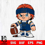 California Golden Bears Chucky Horror 5 Svg Eps Dxf Png File, NCAA svg, Digital Download, Instant Download