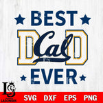 California Golden Bears Father Day Best Dad Ever Svg Eps Dxf Png File, Digital Download, Instant Download