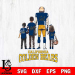 California Golden Bears Father Football SVG DXF EPS PNG FILE,NCAA SVG, Father day Digital Download,Instant Download, Silhouette