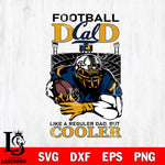 California Golden Bears Football Dad Cooler Svg Eps Dxf Png File, Digital Download, Instant Download