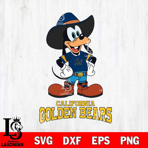 California Golden Bears Goofy Cowboy Sport SVG DXF EPS PNG FILE,NCAA svg ,Football Digital Download,Instant Download, Silhouette