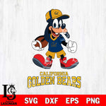 California Golden Bears Goofy Football Player SVG DXF EPS PNG FILE,NCAA svg ,Football Digital Download,Instant Download, Silhouette