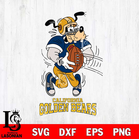 California Golden Bears Goofy Sport Football SVG DXF EPS PNG FILE,NCAA svg ,Football Digital Download,Instant Download, Silhouette