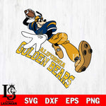 California Golden Bears Goofy rugby player SVG DXF EPS PNG FILE,NCAA svg ,Football Digital Download,Instant Download, Silhouette