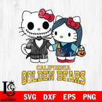 California Golden Bears Hello Kitty Horror 11 Svg Eps Dxf Png File, Digital Download