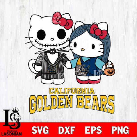 California Golden Bears Hello Kitty Horror 11 Svg Eps Dxf Png File, Digital Download
