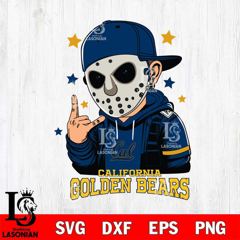 California Golden Bears Jason Voorhees Horror 9 Svg Eps Dxf Png File, NCAA svg, Digital Download, Instant Download