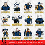 California Golden Bears Jason Voorhees NCAA Bundle 12 SVG Svg Eps Dxf Png File, Digital Download