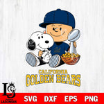 California Golden Bears Peanuts Snoopy Champion football SVG DXF EPS PNG FILE,Snoopy File Cut, NCAA Digital Download,Instant Download,Christmas Silhouette