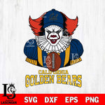 California Golden Bears Pennywise Horror Sport 9 Svg Eps Dxf Png File, Digital Download