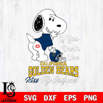 California Golden Bears Snoopy If you dont like kiss SVG DXF EPS PNG FILE,Snoopy File Cut, NCAA Digital Download,Instant Download,Christmas Silhouette