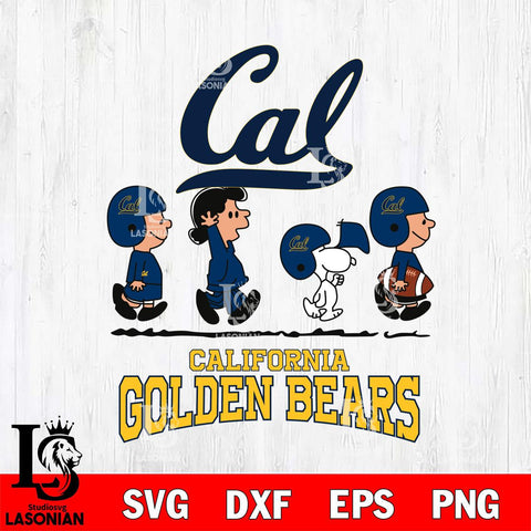 California Golden Bears Snoopy Sport 12 Svg Eps Dxf Png File, Digital Download