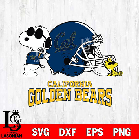 California Golden Bears Snoopy Sport 2 Svg Eps Dxf Png File, Digital Download