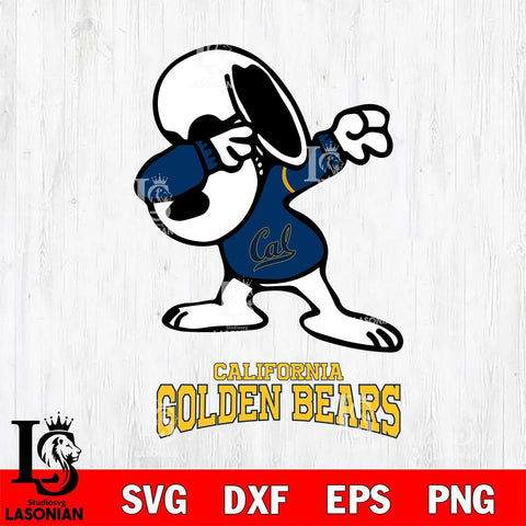 California Golden Bears Snoopy Sport 3 Svg Eps Dxf Png File, Digital Download