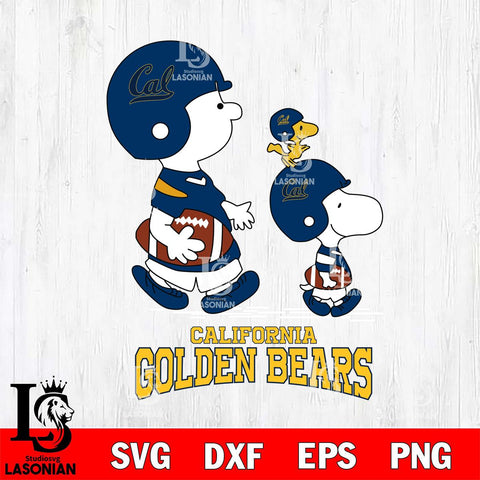 California Golden Bears Snoopy Sport Svg Eps Dxf Png File, Digital Download