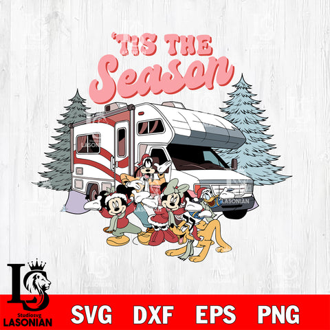 Camping christmas retro SVG DXF EPS PNG FILE,Christmas SVG, Disney Digital Download,Instant Download, Silhouette