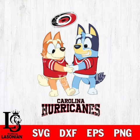 Carolina Hurricanes Bluey Chilli Dance Svg Eps Dxf Png File, Digital Download, Instant Download