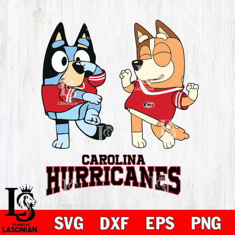 Carolina Hurricanes Bluey Chilli Sport Svg Eps Dxf Png File, Digital Download, Instant Download