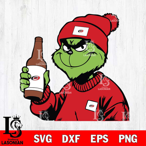 Carolina Hurricanes Boujee Grinch 5 Svg Eps Dxf Png File, Digital Download, Instant Download