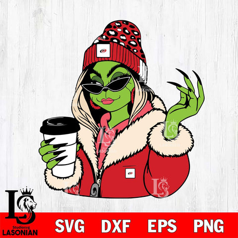 Carolina Hurricanes Boujee Grinch 9 Svg Eps Dxf Png File, Digital Download, Instant Download
