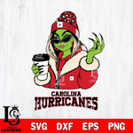 Carolina Hurricanes Boujee Grinch Girls Christmas Cut Files, Cricut,Christmas Svg Dxf Eps Png file , Digital Download