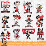 Carolina Hurricanes Disney character NHL Bundle 12 Svg Eps Dxf Png File, Digital Download, Instant Download