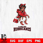 Carolina Hurricanes Fashion Black Fan Girl Betty Boop, Svg Eps Dxf Png File, Digital Download