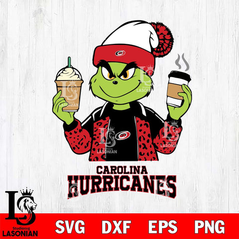 Carolina Hurricanes Grinch 2 coffee Svg Eps Dxf Png File, Digital Download, Instant Download