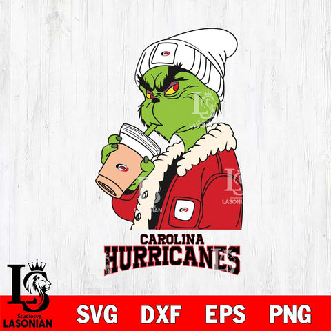 Carolina Hurricanes Grinch Bougie Football Svg Eps Dxf Png File, Digital Download, Instant Download