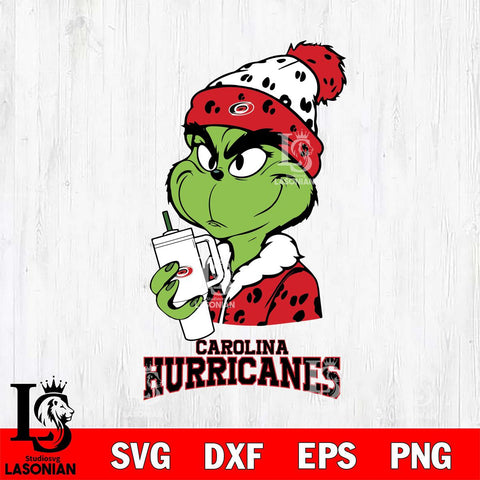 Carolina Hurricanes Grinch Bougie Leopard Svg Eps Dxf Png File, Digital Download, Instant Download